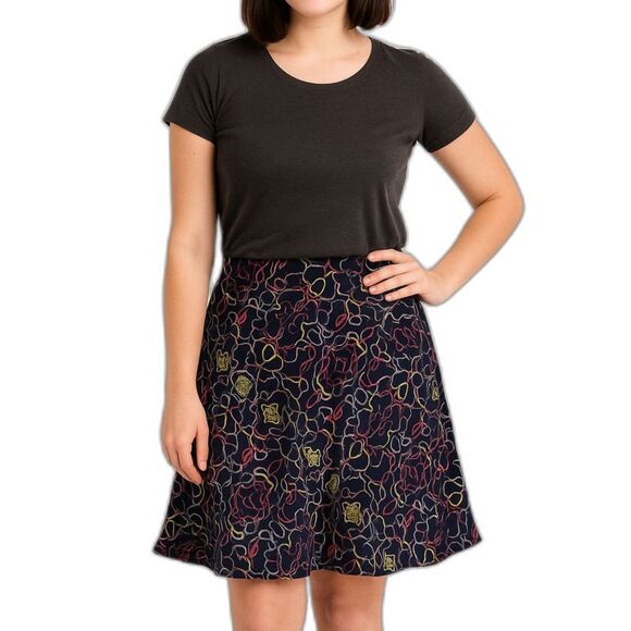 NWT LuLaRoe Azure Multicolored Pattern Skirt | Medium - Picture 1 of 3